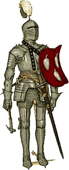 Cavaliere in armatura da torneo 1440