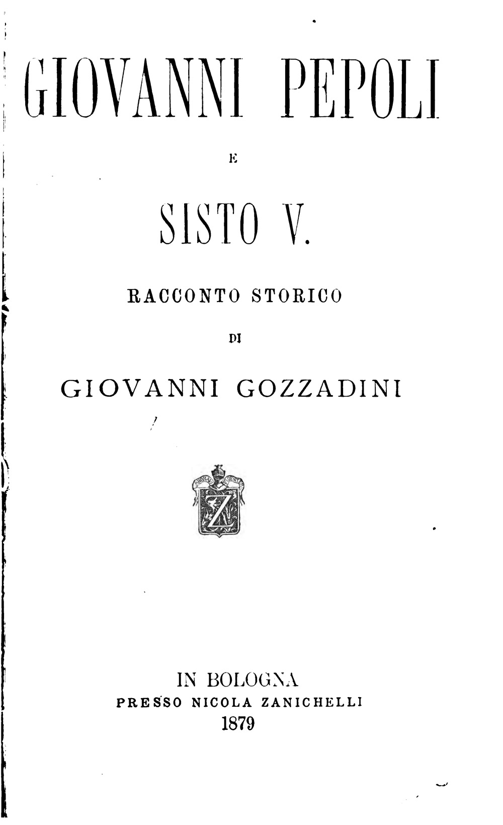 Giovanni Pepoli Sisto V