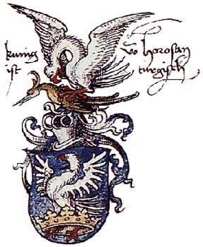 Stemma araldico di area germanica del XV secolo