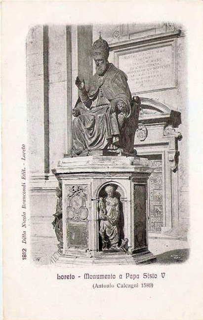 cartolina monumento loreto