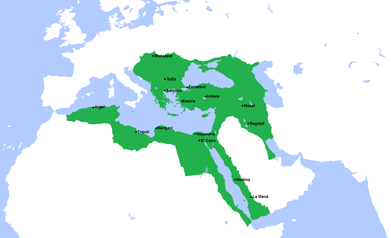 Principales ciudades de el imperio otomano